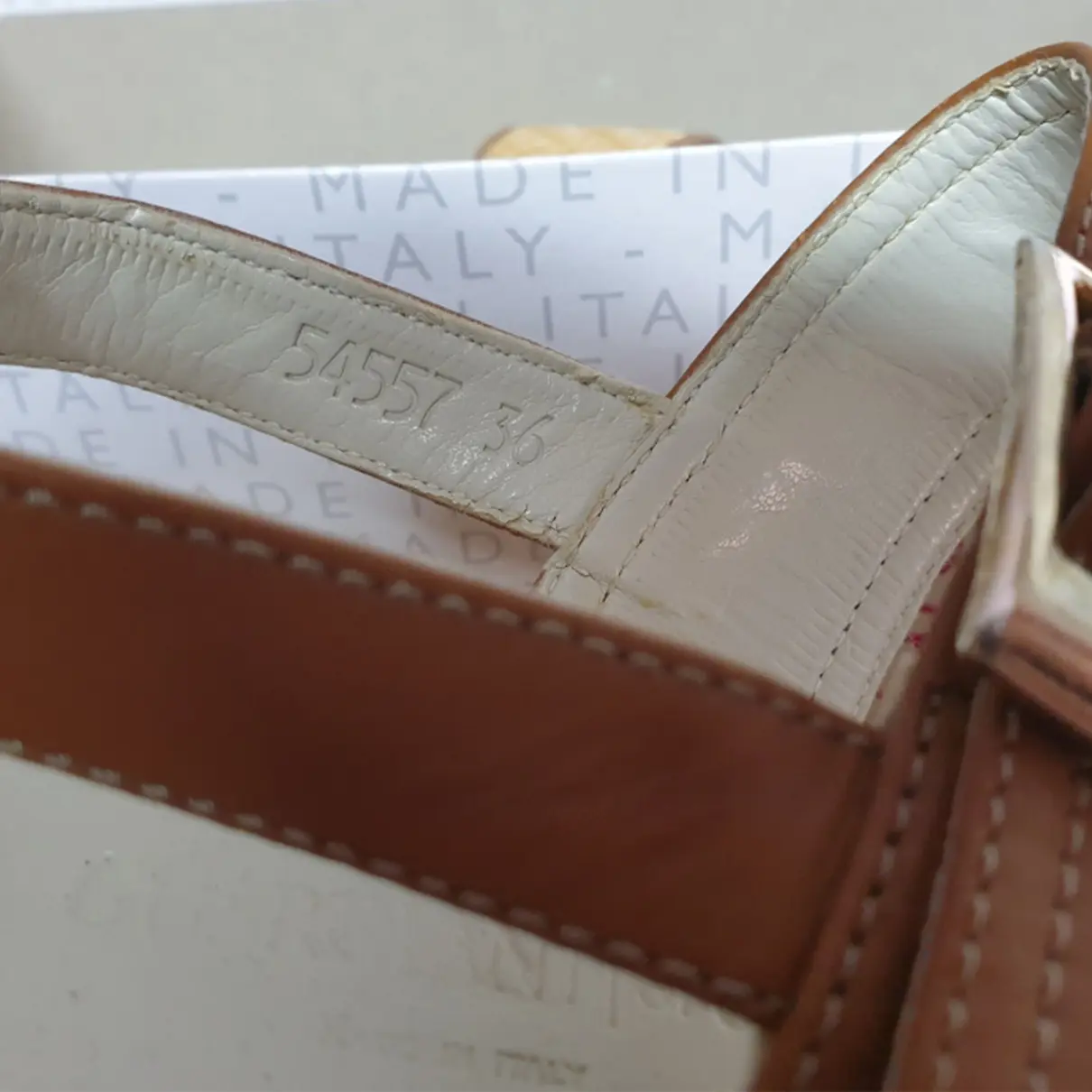 Leather sandals Alberto Guardiani