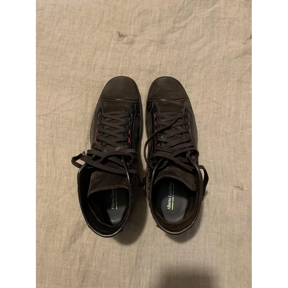 Alberto Guardiani Leather high trainers for sale