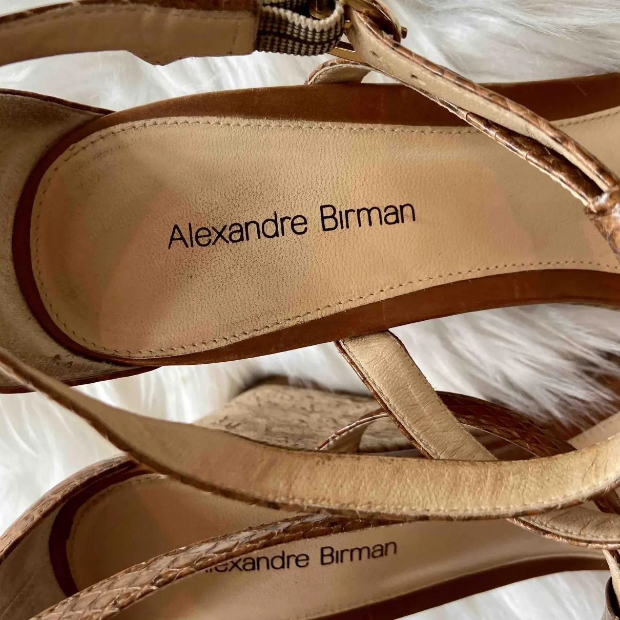 Leather sandal Alexandre Birman