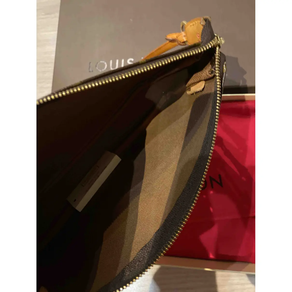 Alizé leather clutch bag Louis Vuitton