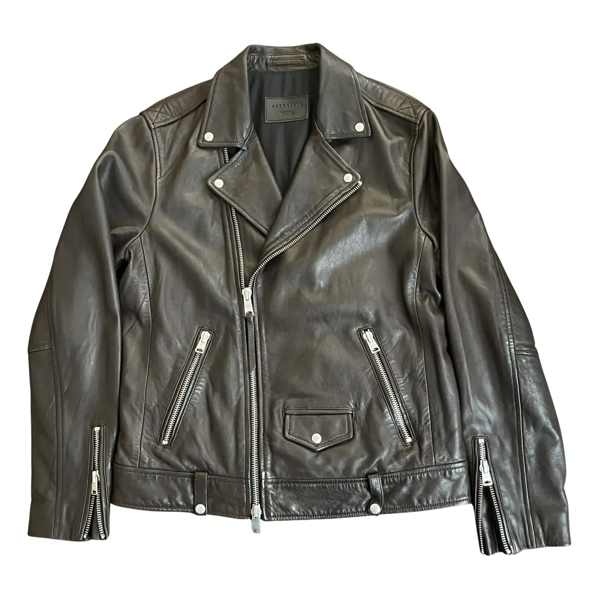 Leather jacket All Saints