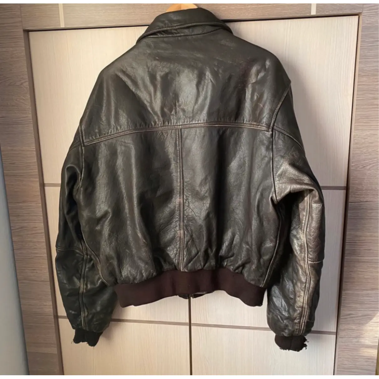 Buy Alpha Industries Leather jacket online - Vintage