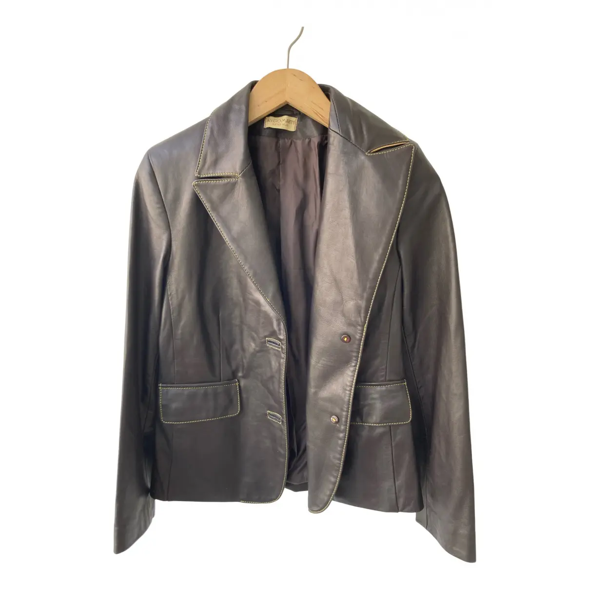Leather jacket ALVIERO MARTINI