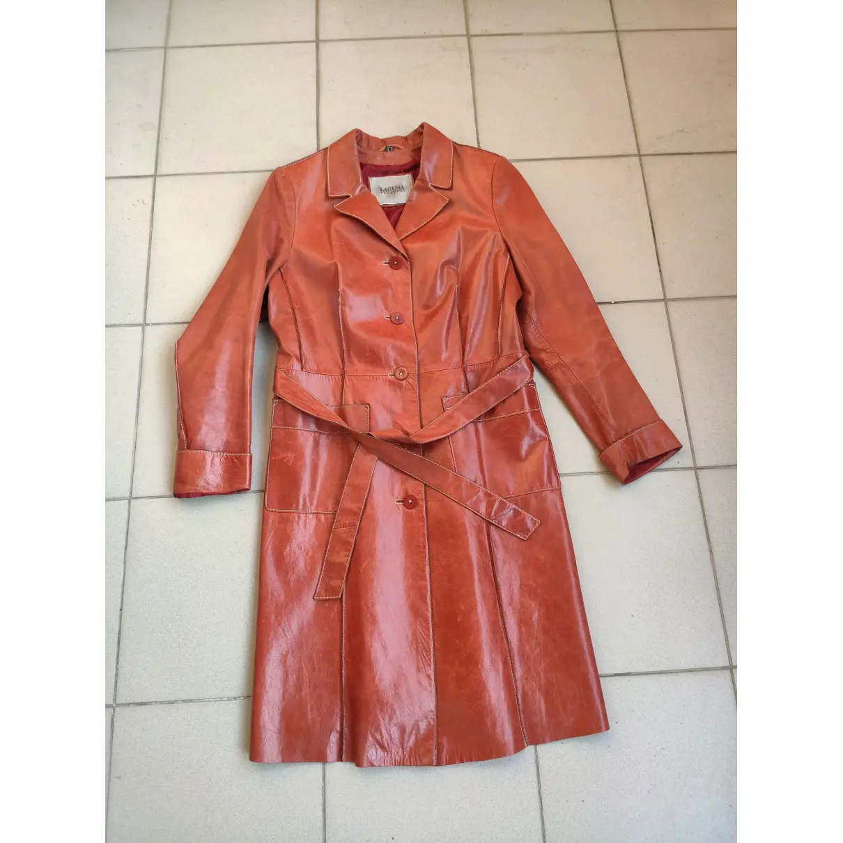 Leather trench coat American Vintage - Vintage