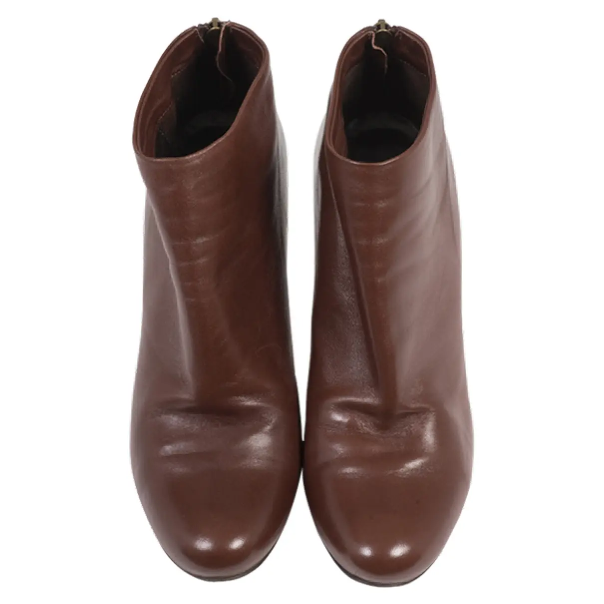 Buy Walter Steiger Brown Leather Ankle boots online