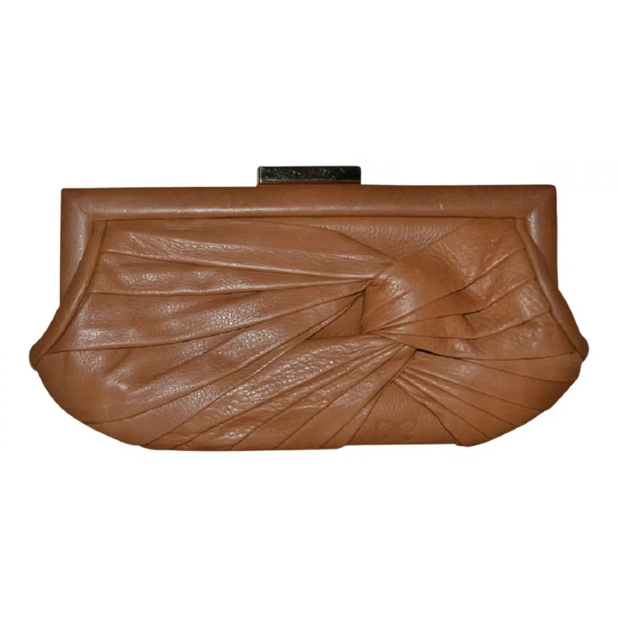 Leather clutch bag Anya Hindmarch