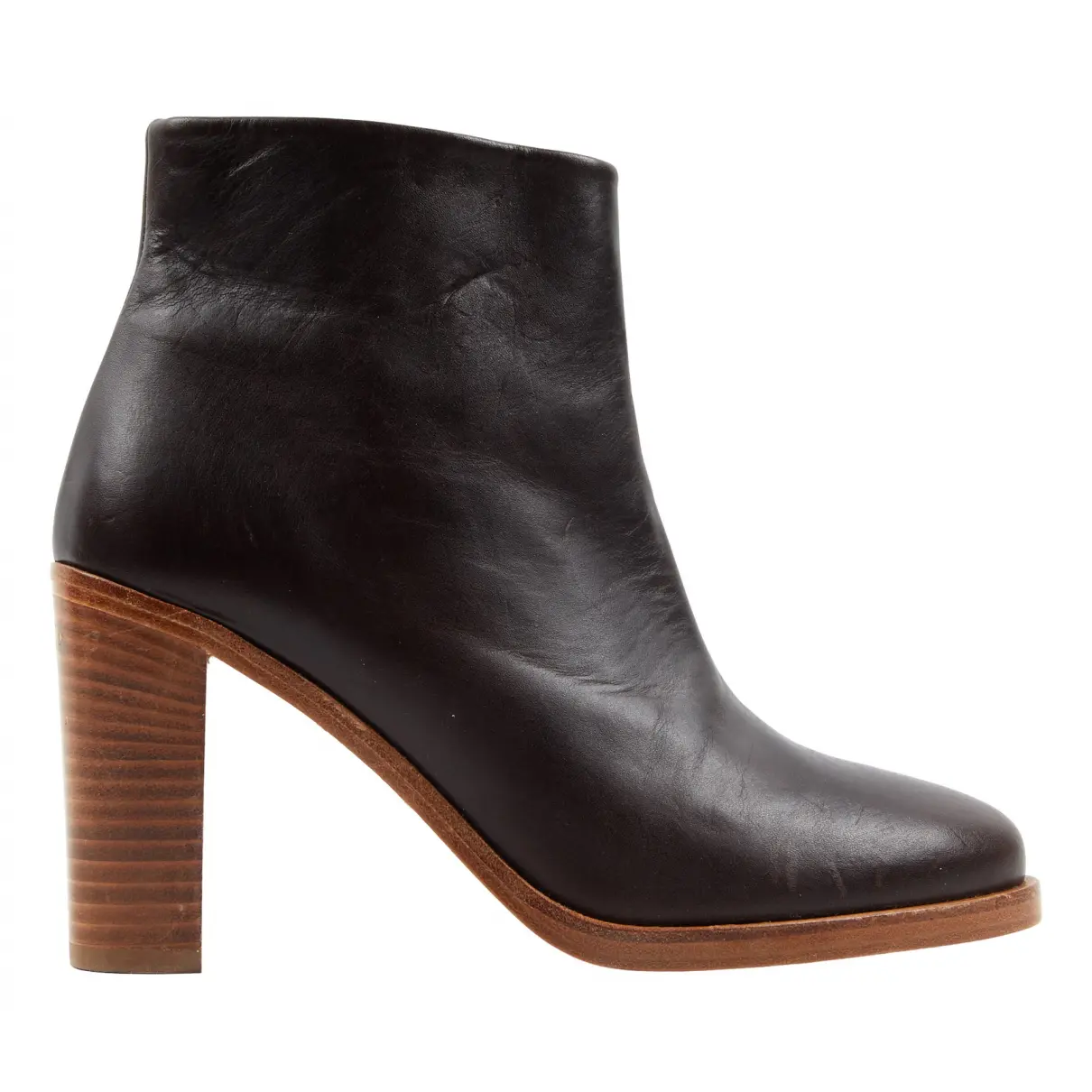 Leather ankle boots APC