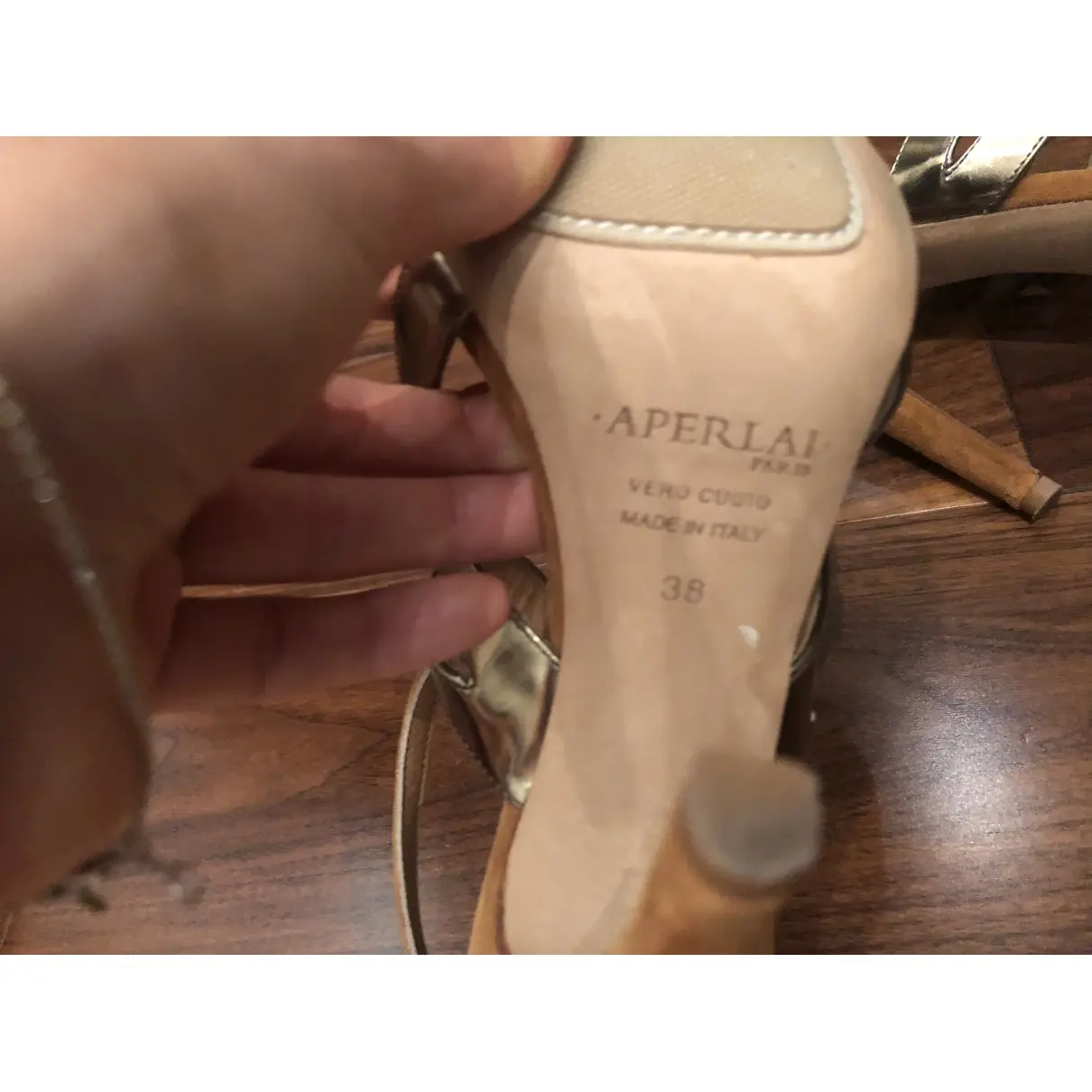 Buy Aperlai Leather heels online