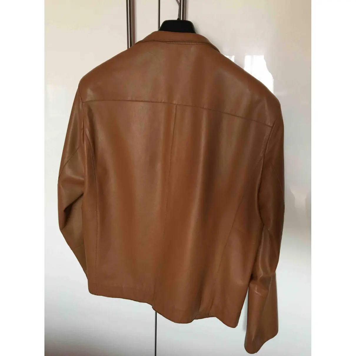 Buy Armani Collezioni Leather jacket online