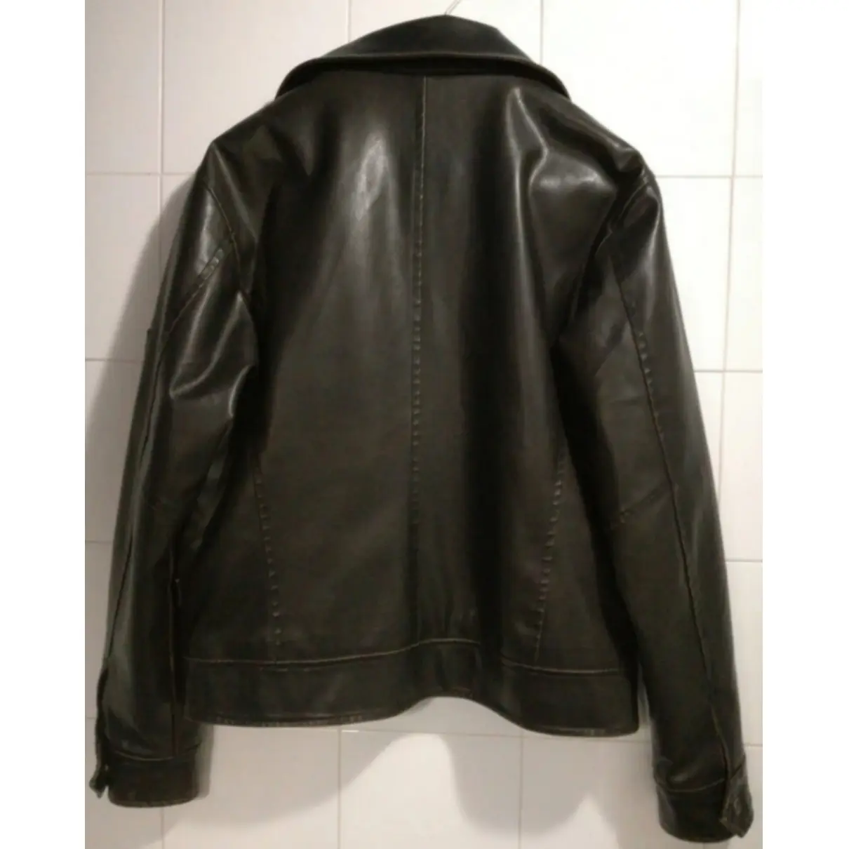 Buy Armani Jeans Leather jacket online
