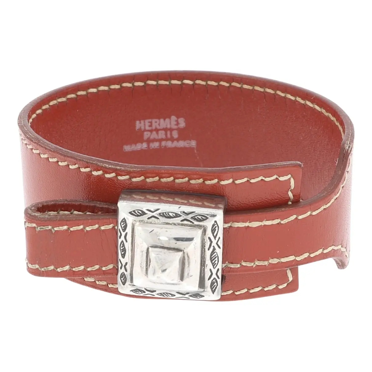 Artemis leather bracelet Hermès
