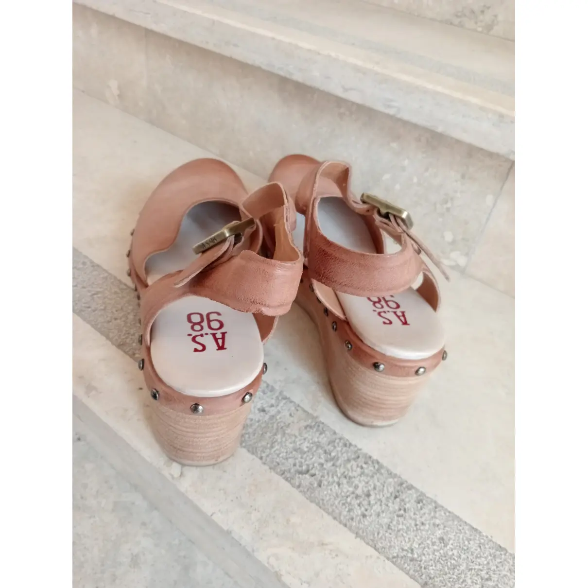 Leather sandals A.S.98