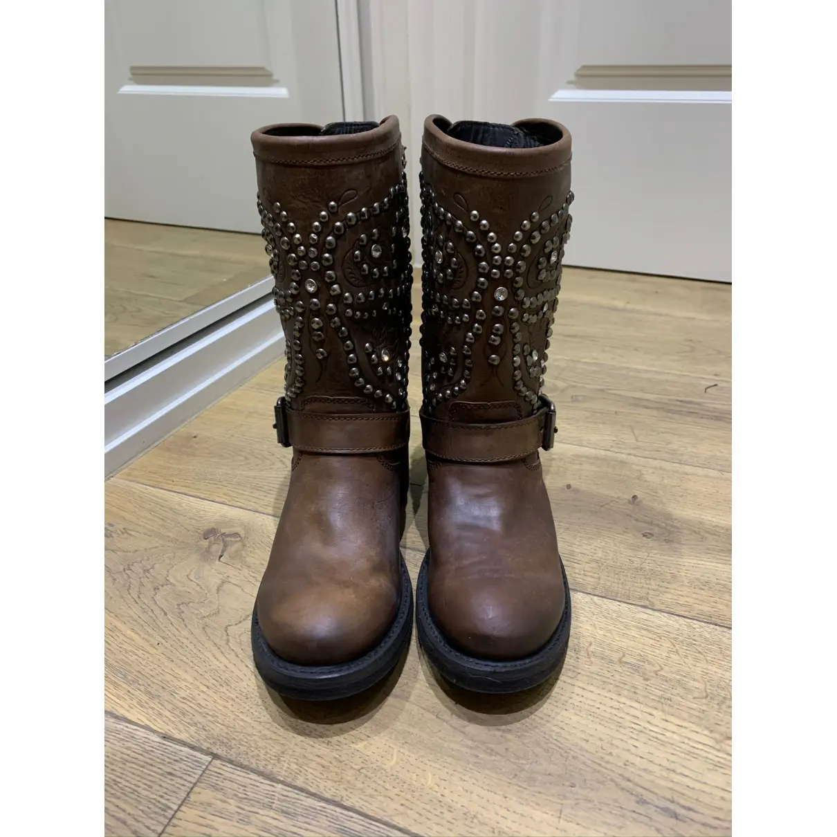 Buy Ash Leather cowboy boots online