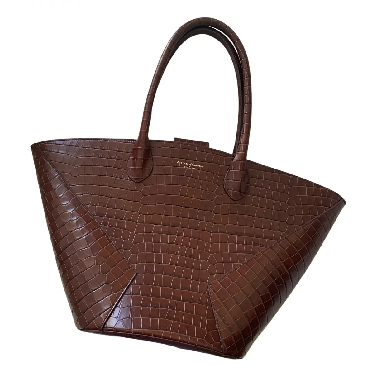 Leather handbag Aspinal Of London