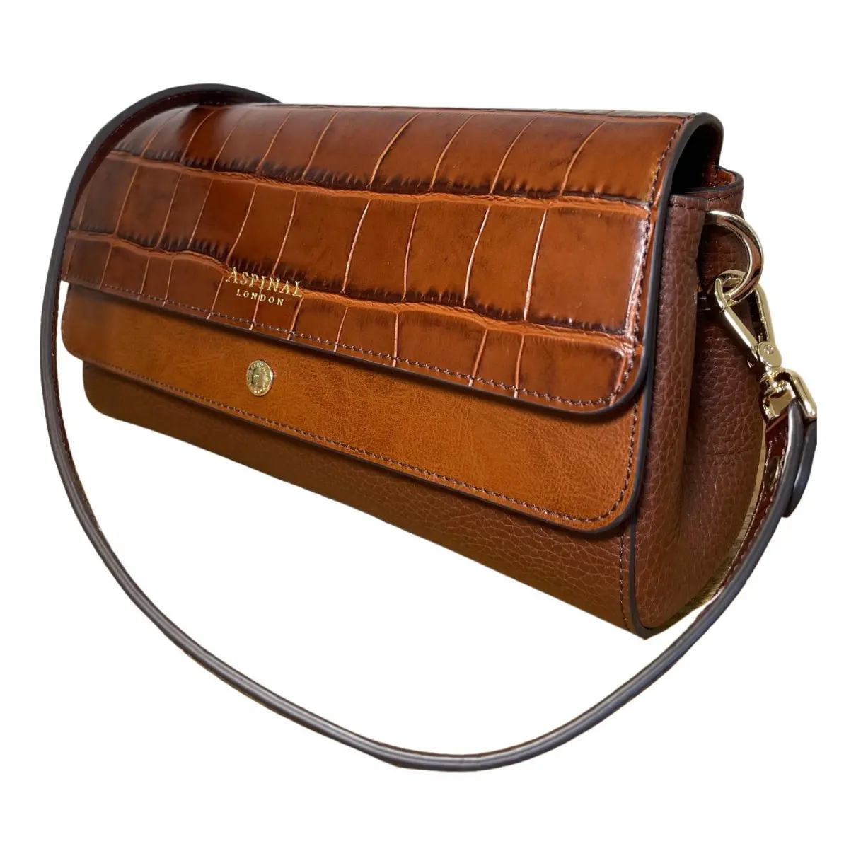 Leather crossbody bag Aspinal Of London