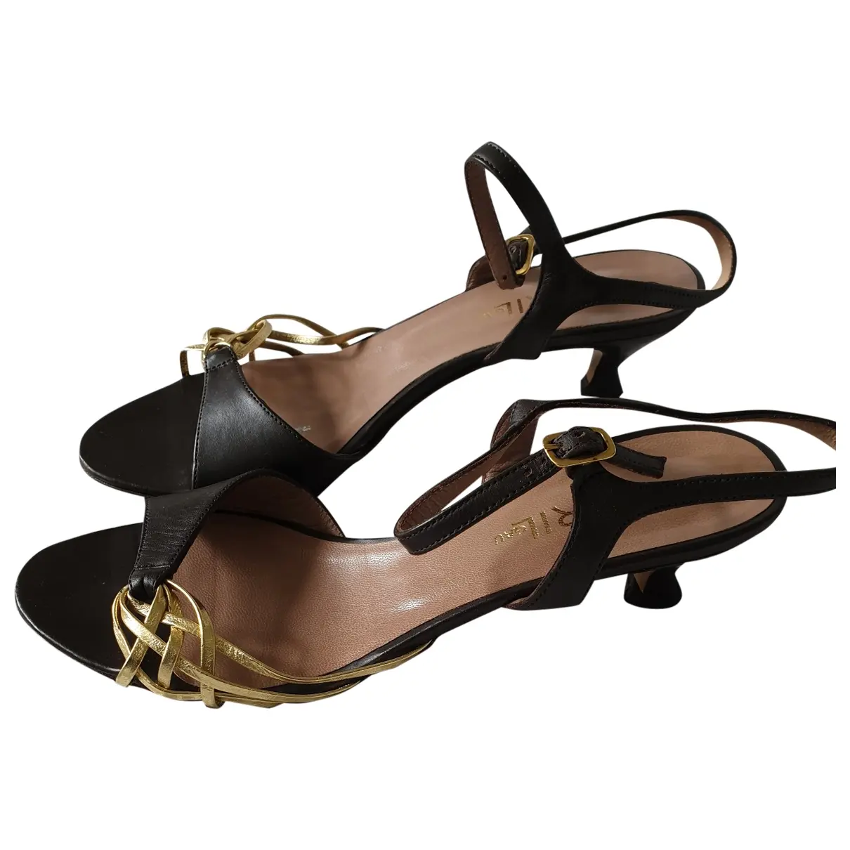 Leather heels Avril Gau
