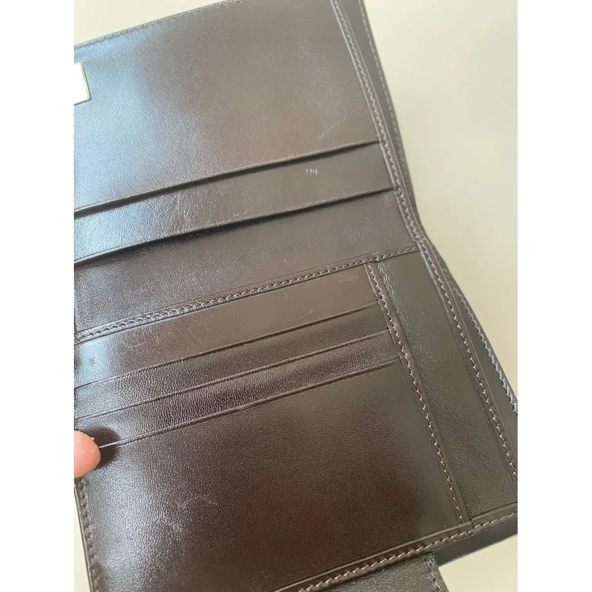 Baguette leather wallet Fendi