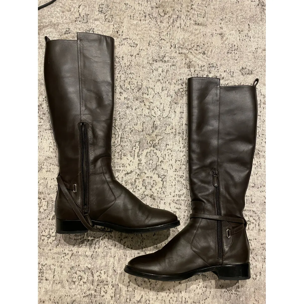 Buy Balenciaga Leather riding boots online