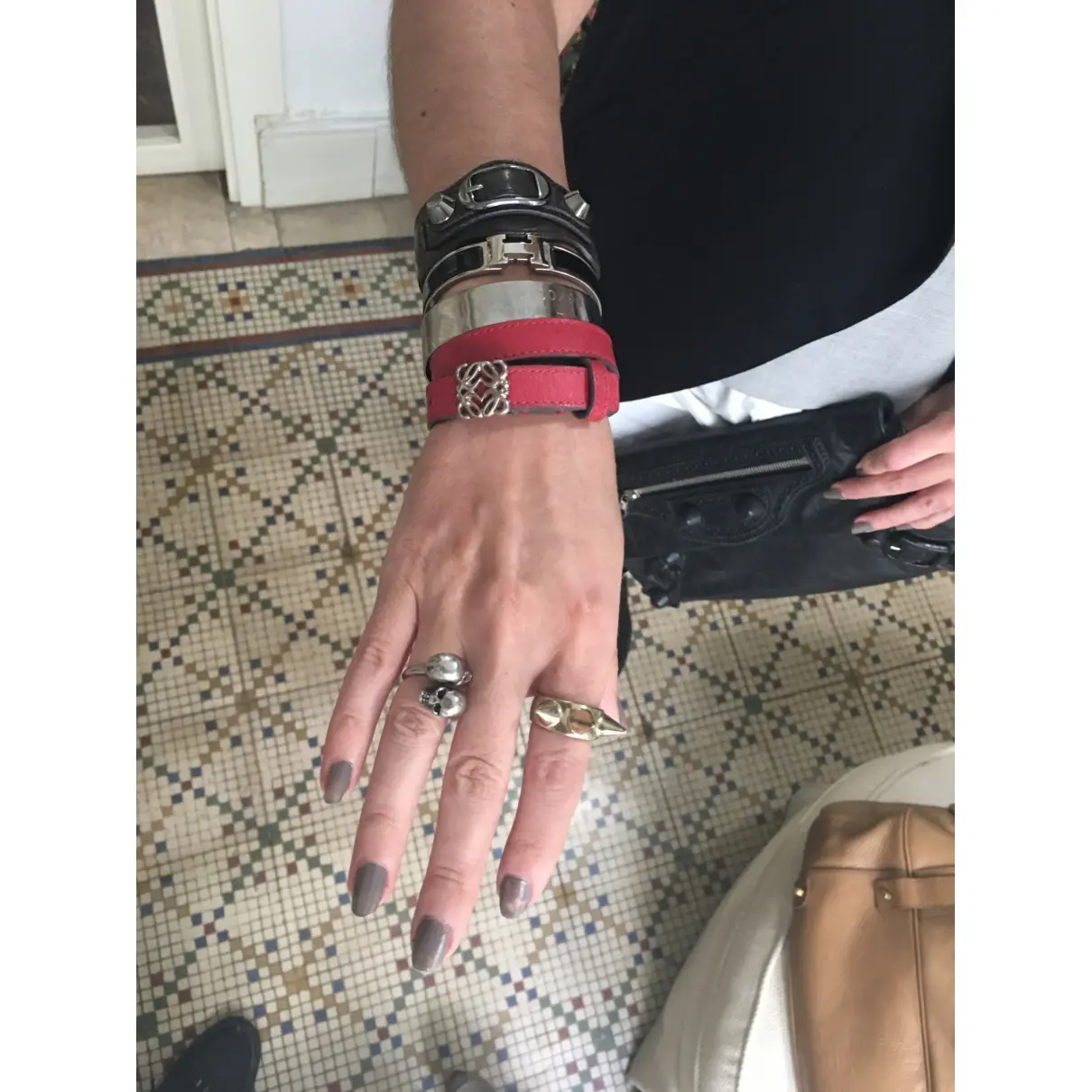 Balenciaga Leather bracelet for sale