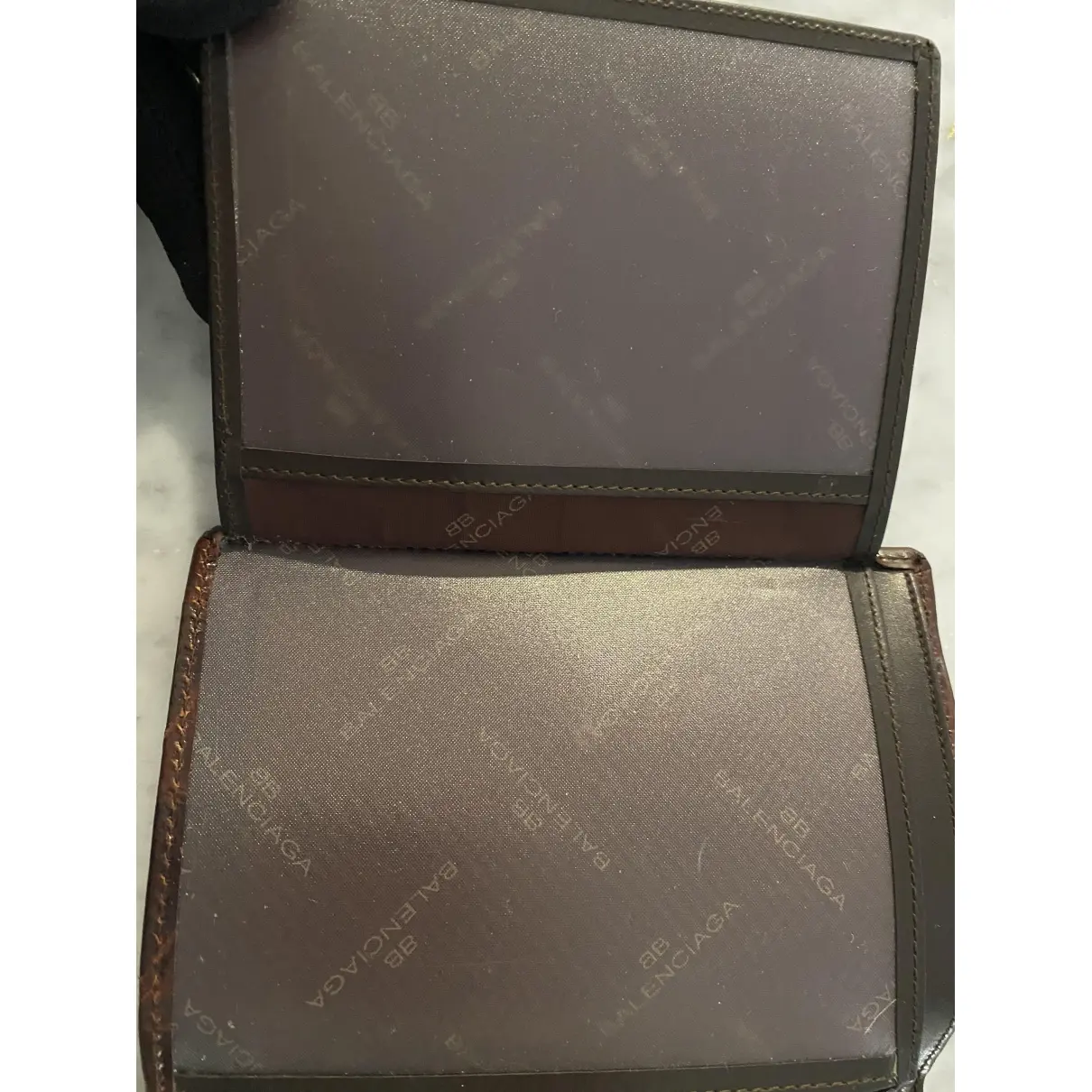 Leather wallet Balenciaga - Vintage