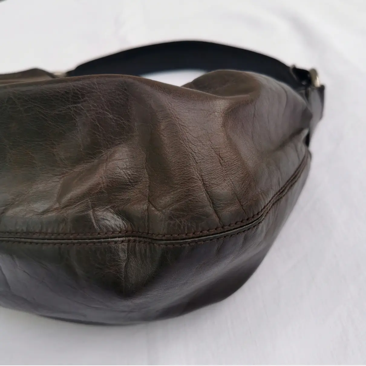 Leather handbag Bally - Vintage
