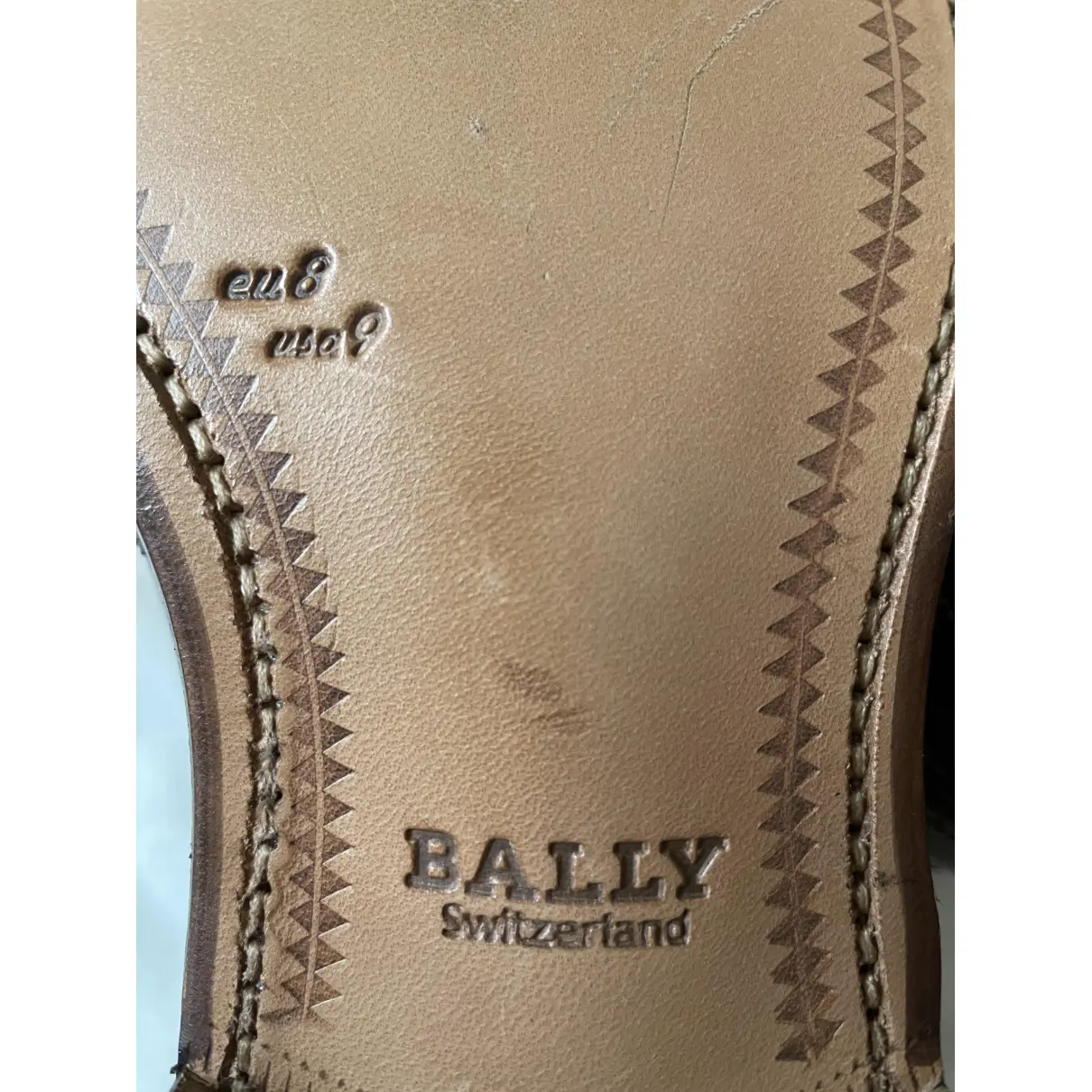 Leather lace ups Bally