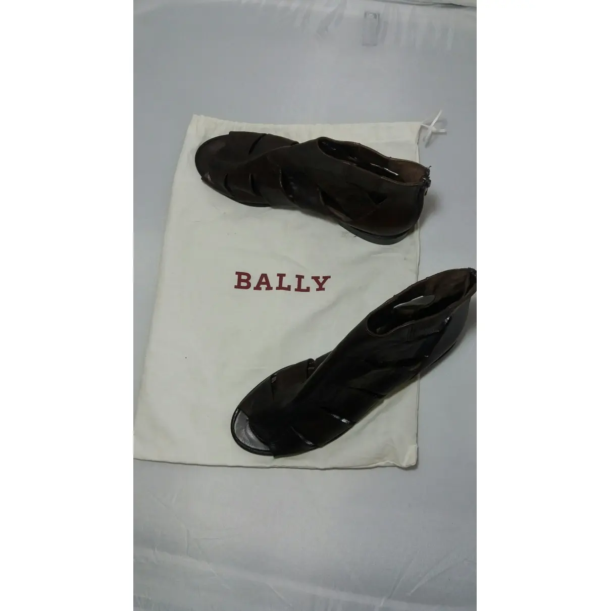 Leather sandals Bally - Vintage