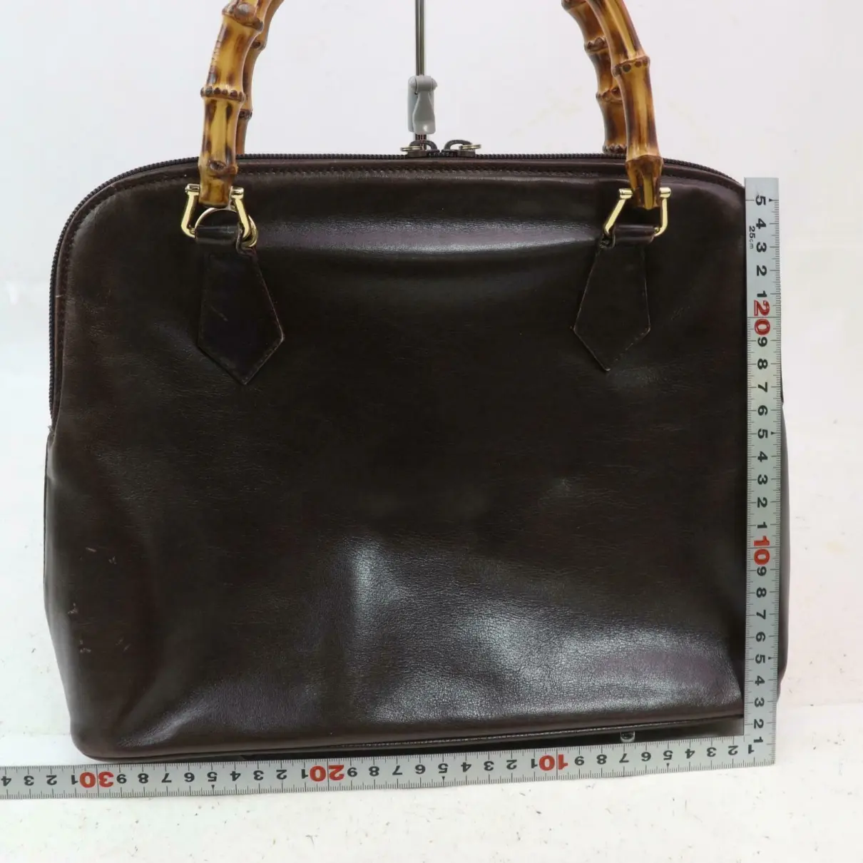 Gucci Bamboo leather handbag for sale - Vintage