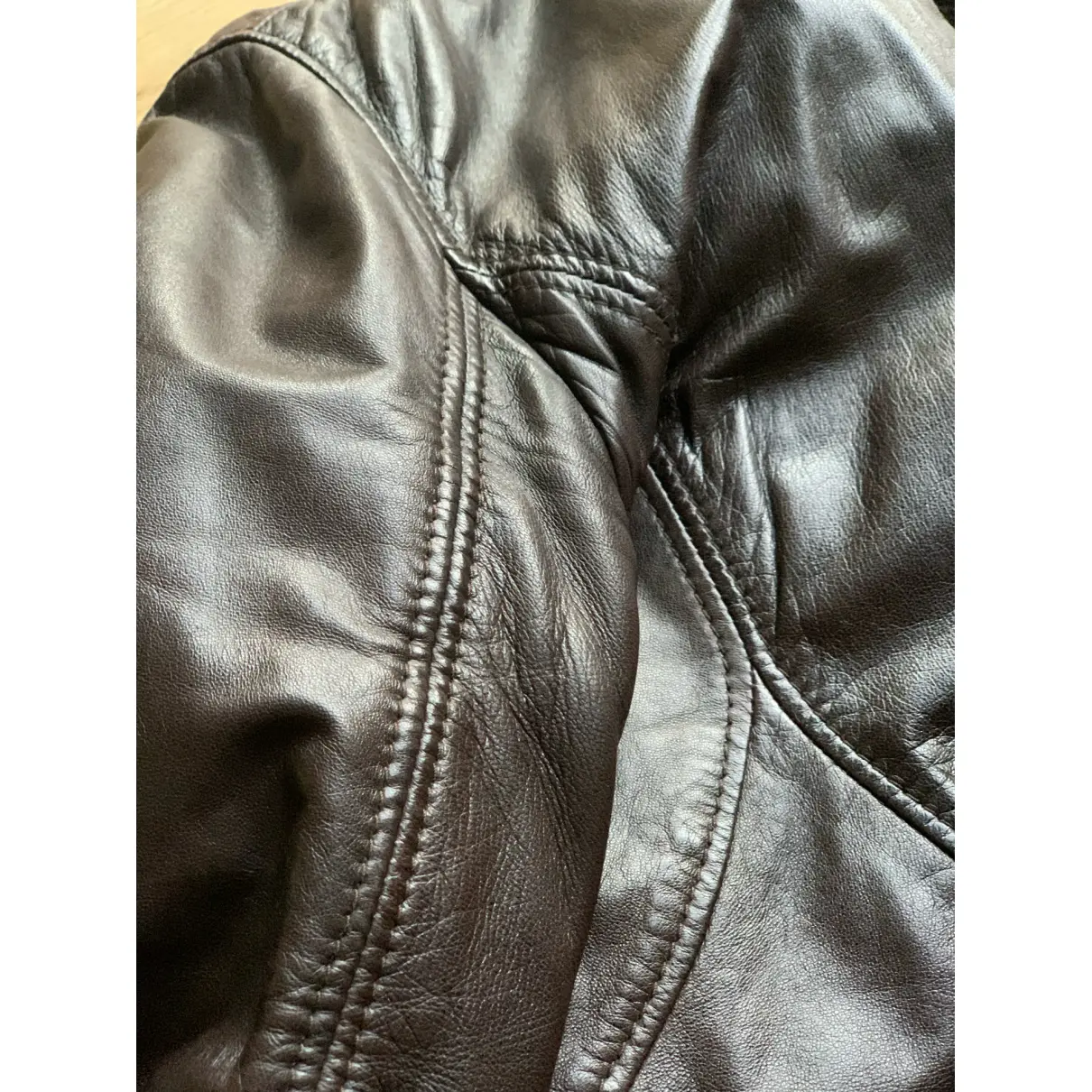 Leather jacket Barnabe Hardy