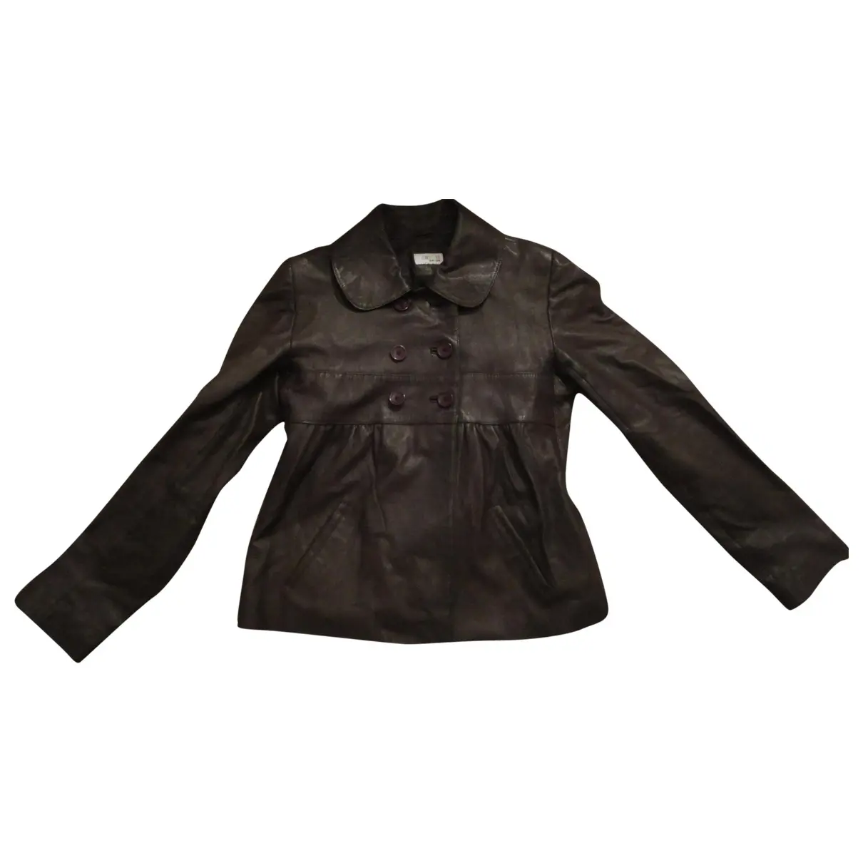 Brown Leather Jacket Ba&sh