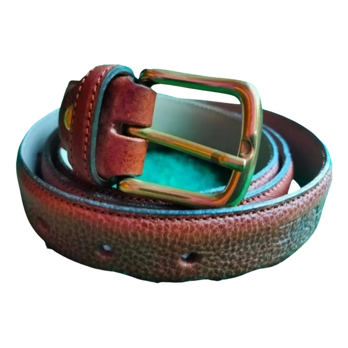 Leather belt Basile