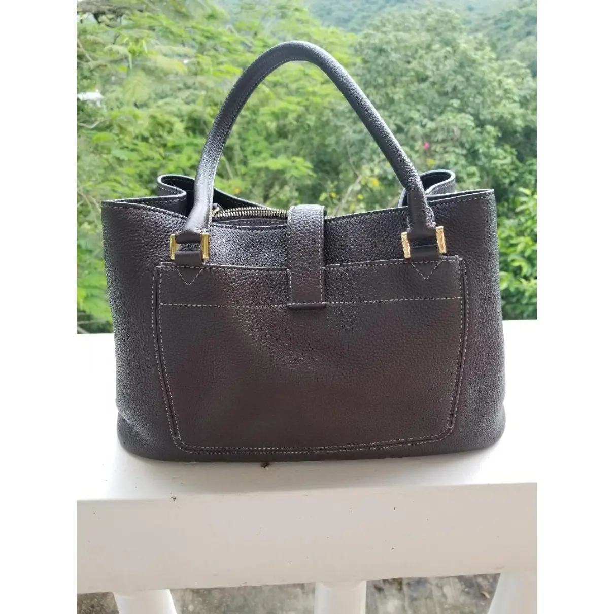 Loro Piana Bellevue leather handbag for sale