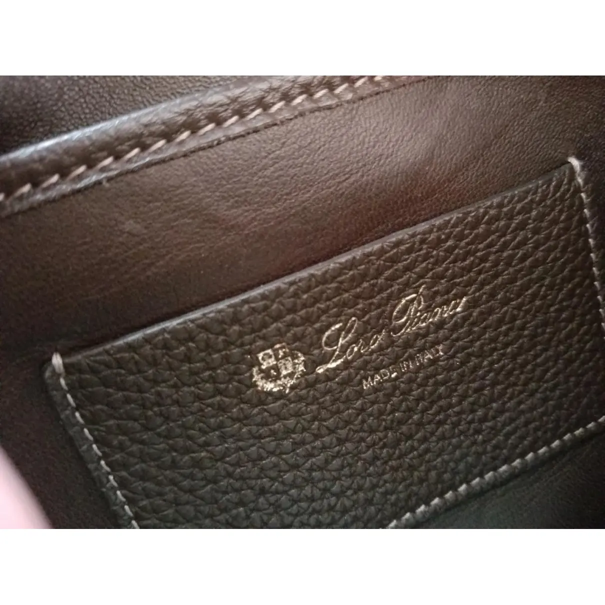 Bellevue leather handbag Loro Piana