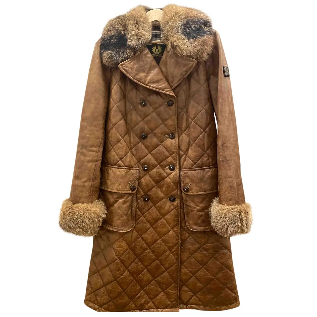 Leather coat Belstaff - Vintage