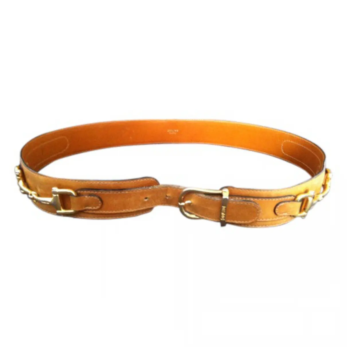 Brown Leather Belt Celine - Vintage