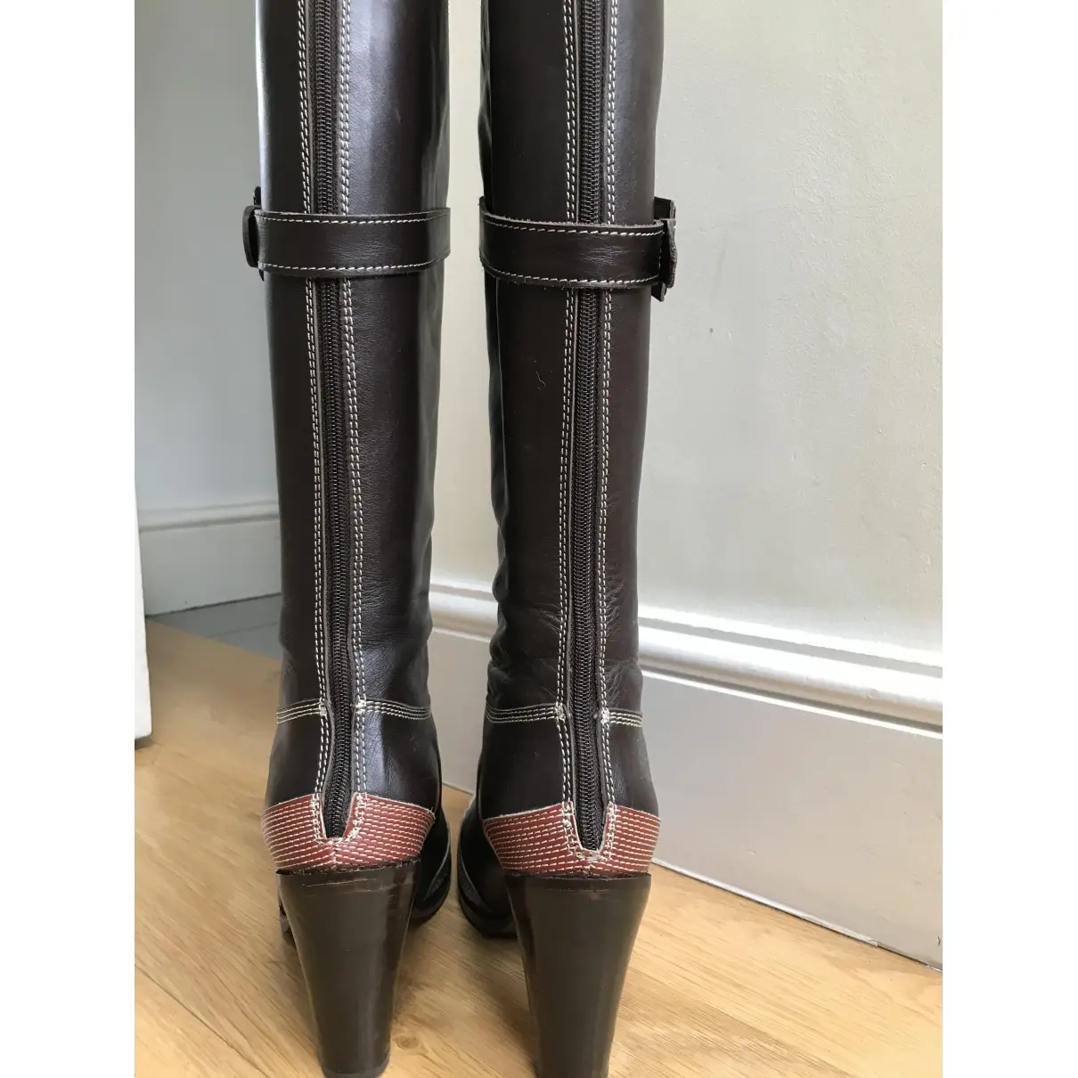 Betty Jackson Leather boots for sale