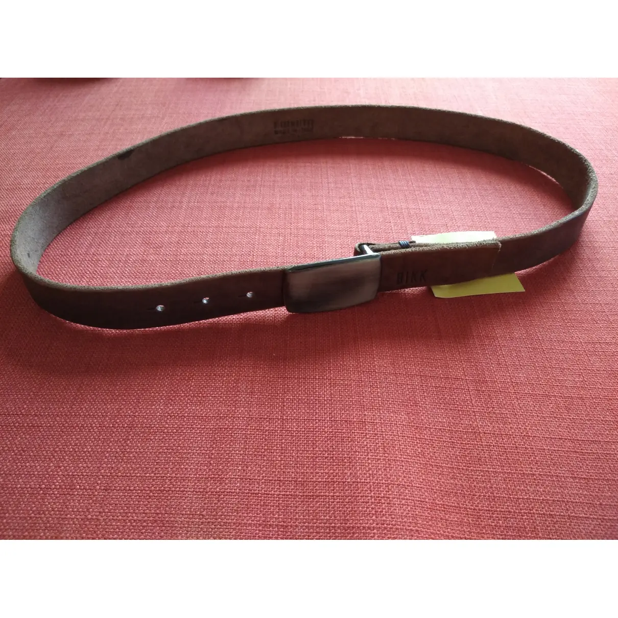 Leather belt Bikkembergs
