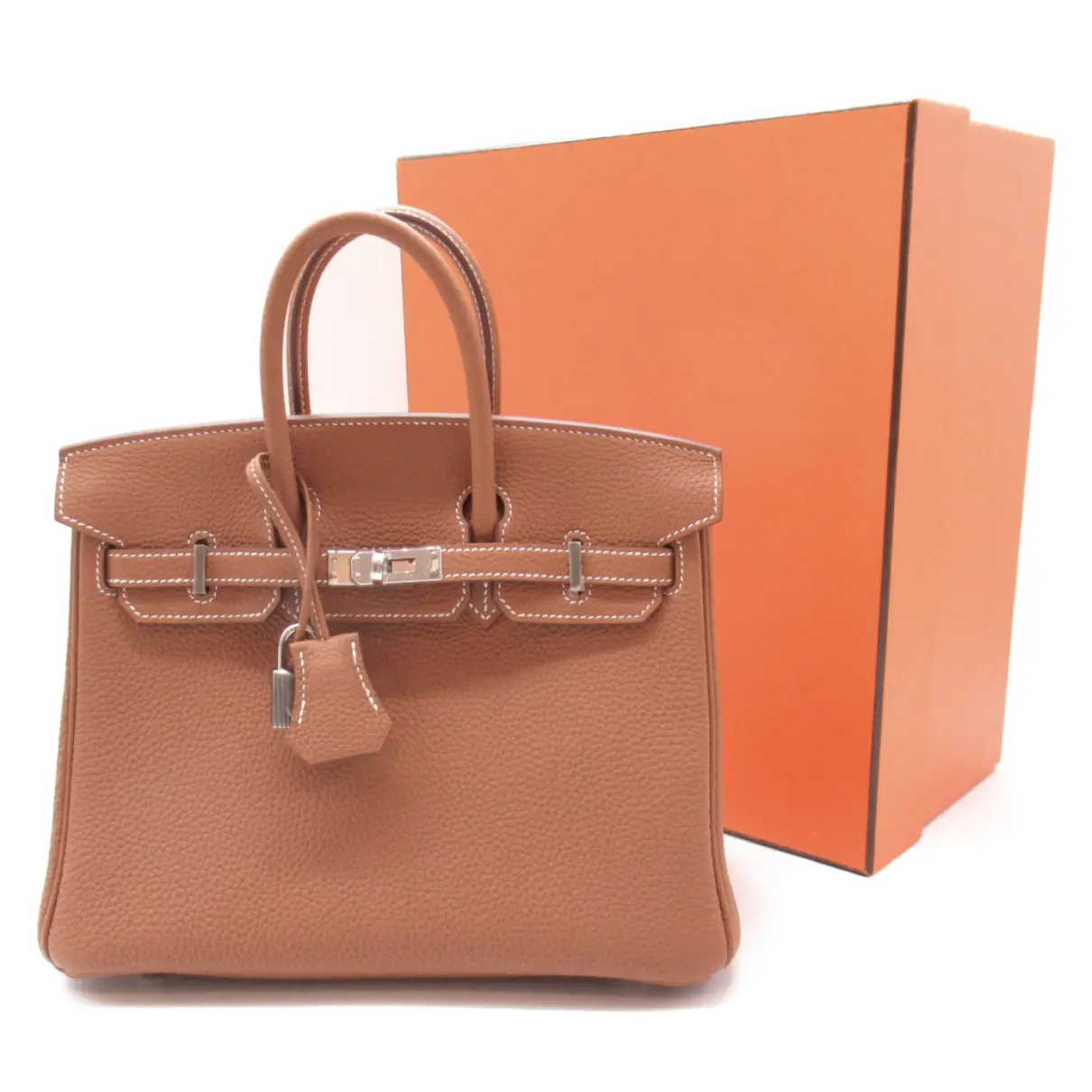 Birkin 25 leather handbag Hermès