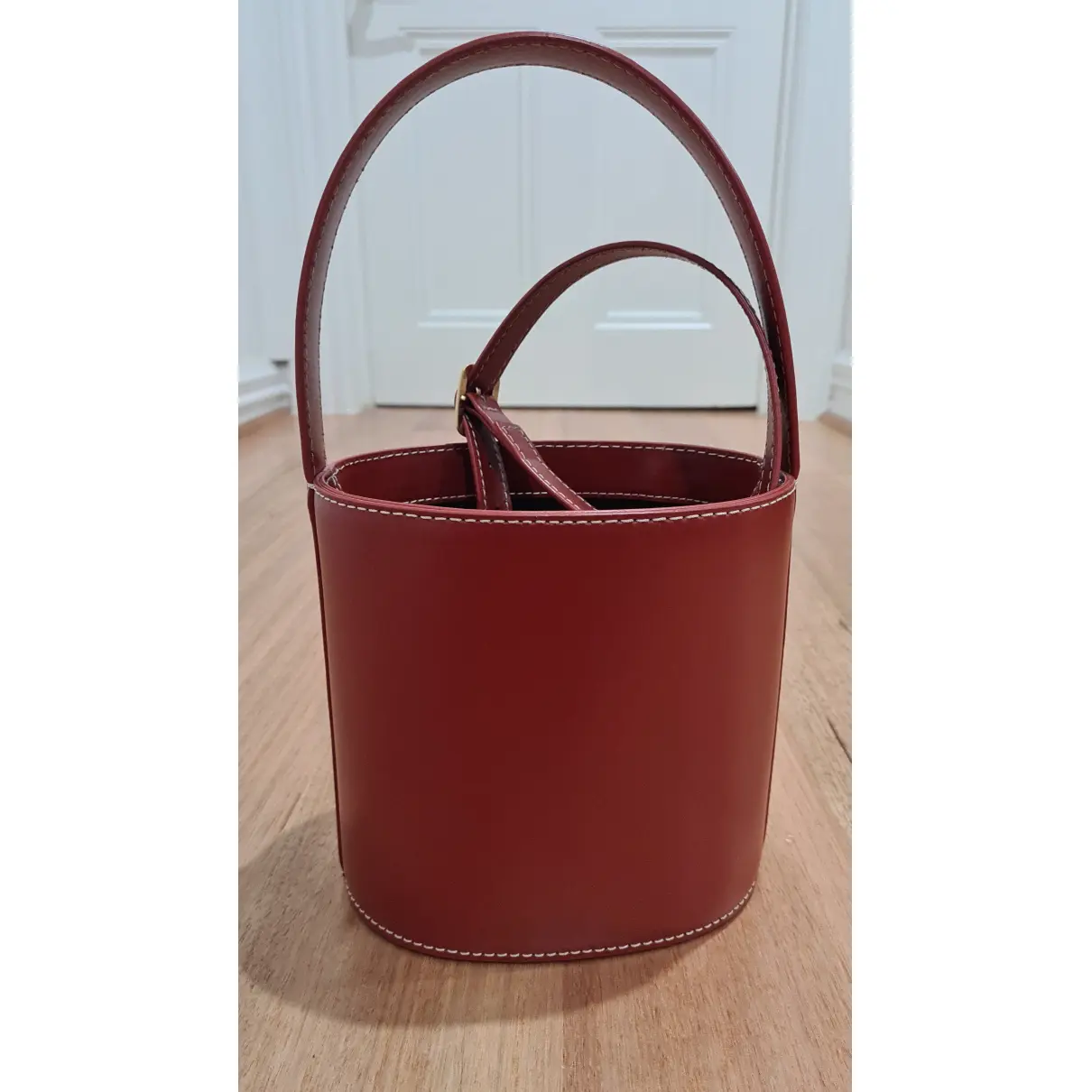 Buy Staud Bisset leather handbag online