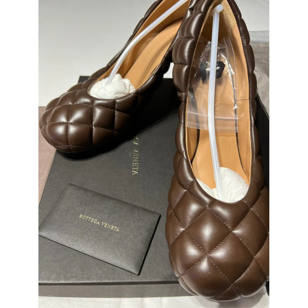 Bloc leather heels Bottega Veneta