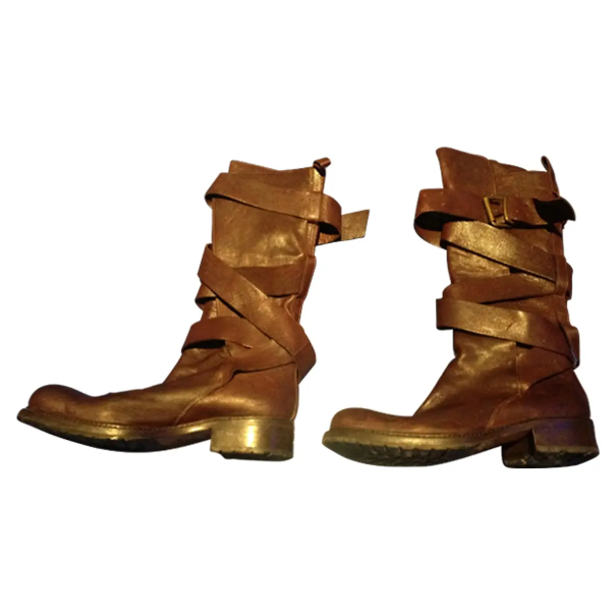 Brown Leather Boots Sartore