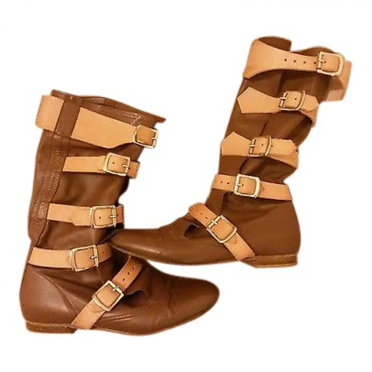 Brown Leather Boots Vivienne Westwood