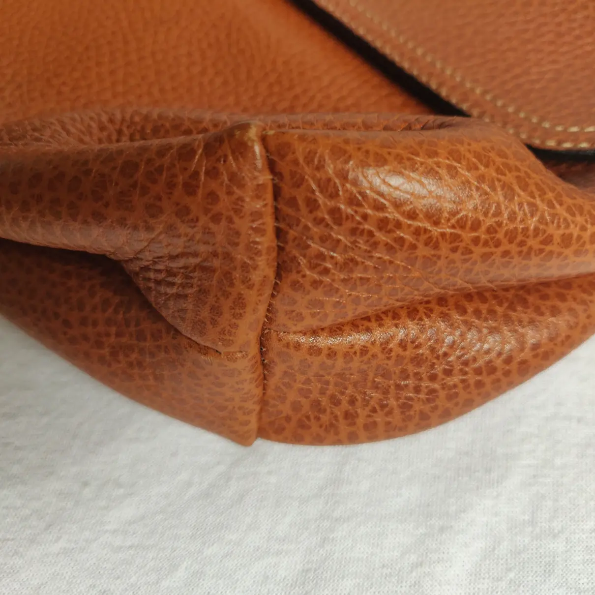 Leather clutch bag BORBONESE - Vintage