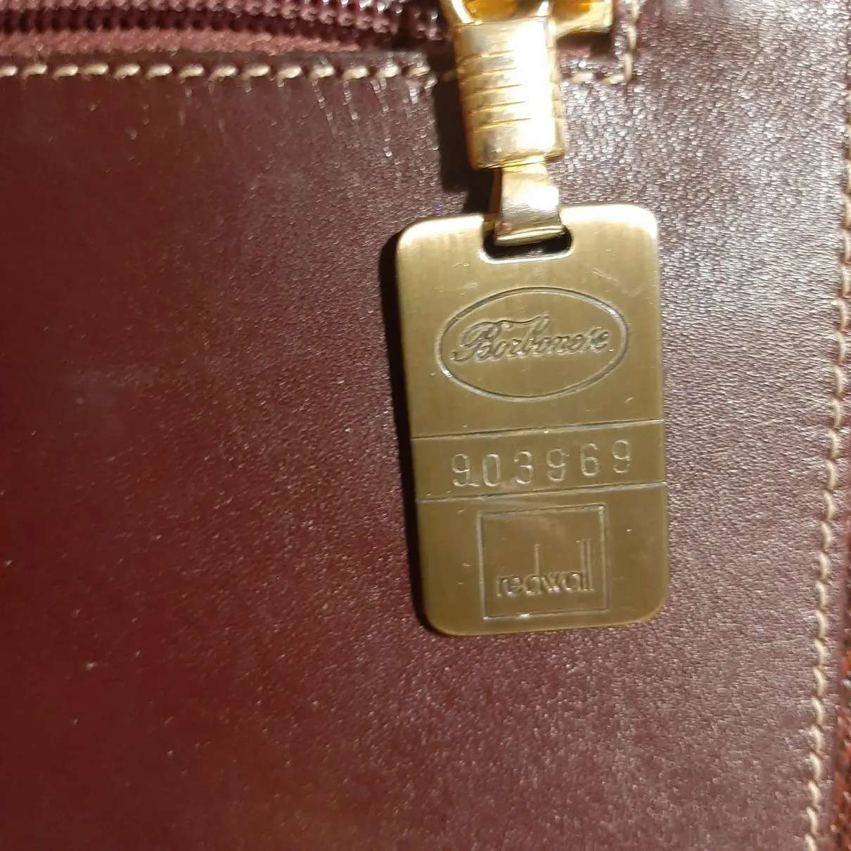 Leather crossbody bag BORBONESE - Vintage