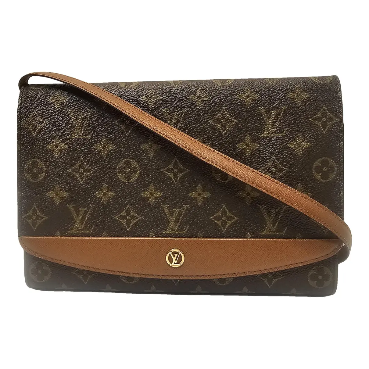 Bordeaux leather handbag Louis Vuitton