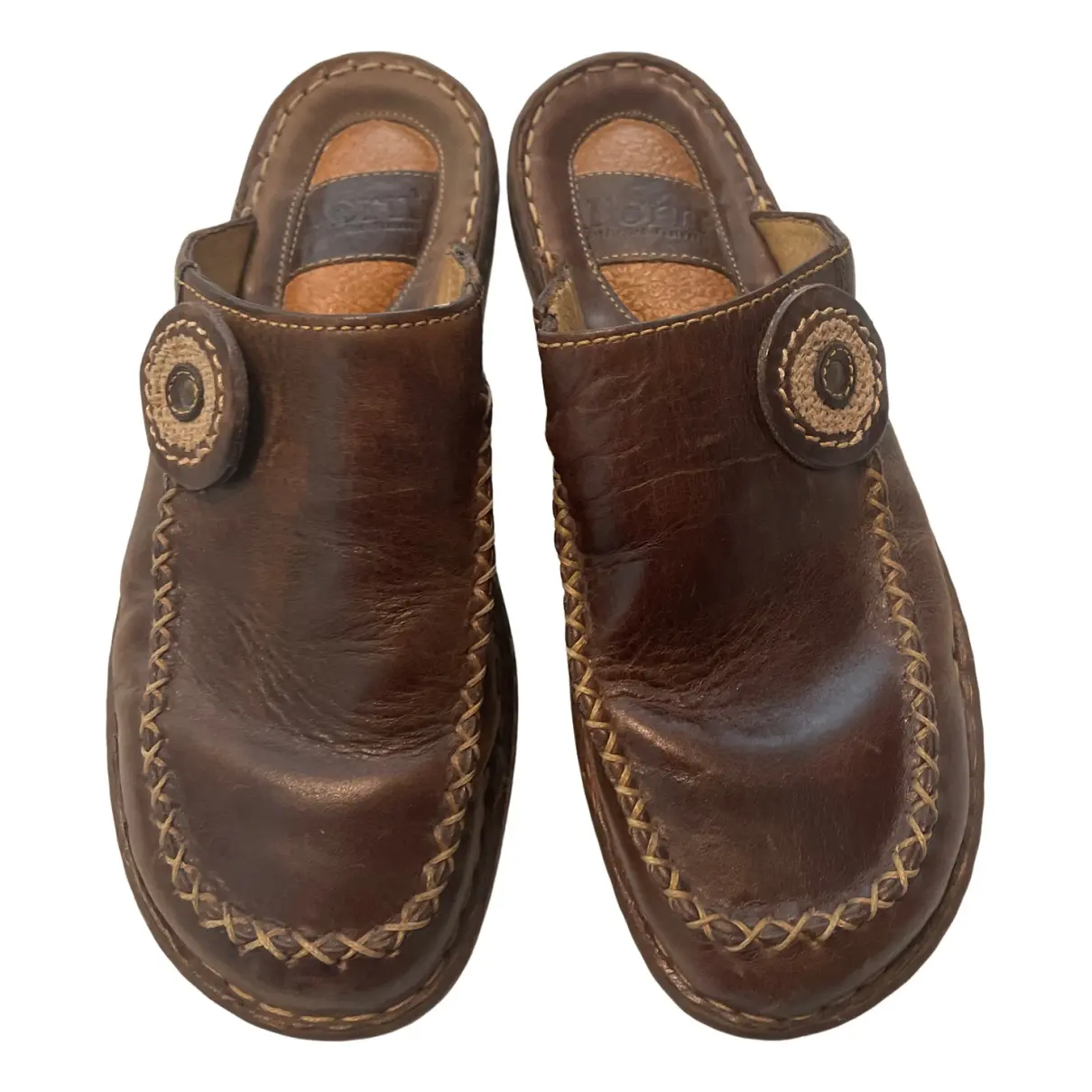 Leather mules & clogs BORN