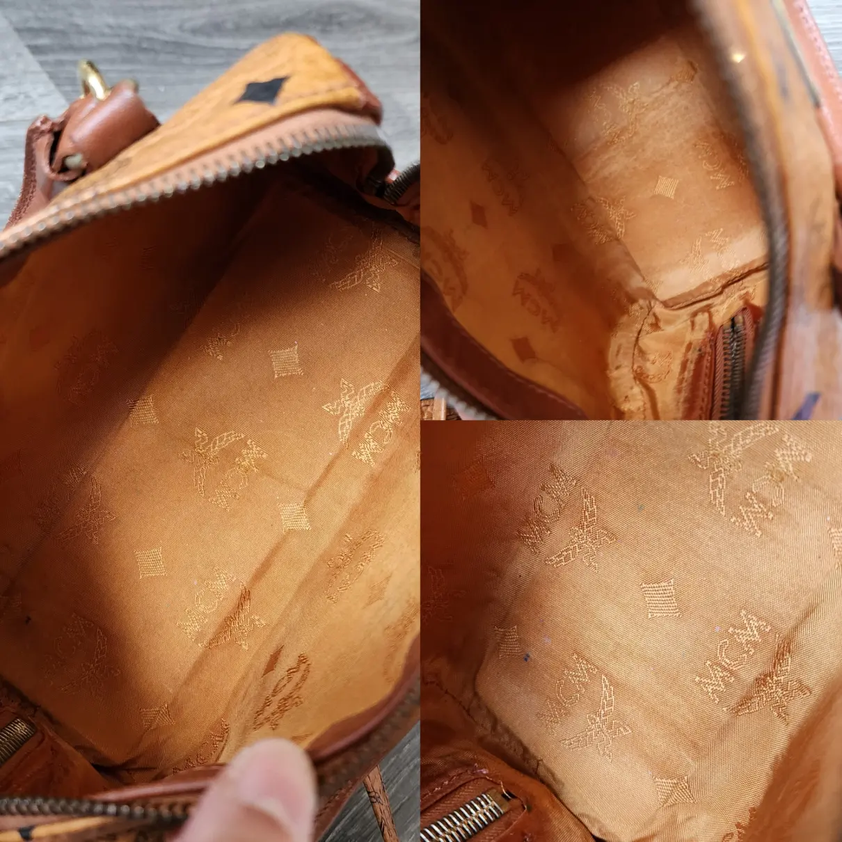 Boston leather crossbody bag MCM