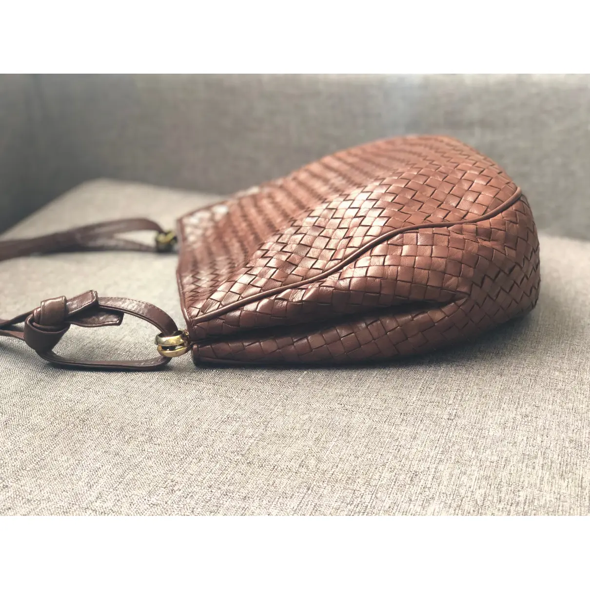 Leather handbag Bottega Veneta - Vintage