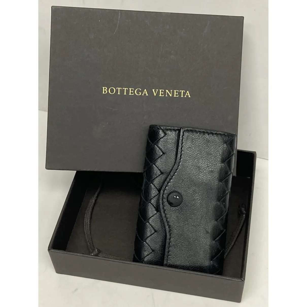 Leather key ring Bottega Veneta