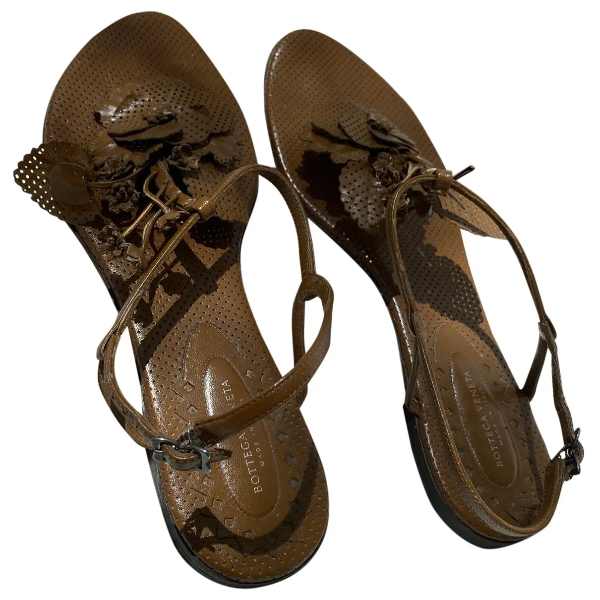 Leather sandal Bottega Veneta